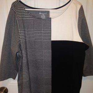 Lane Bryant Mixed Media plus size Top, 20